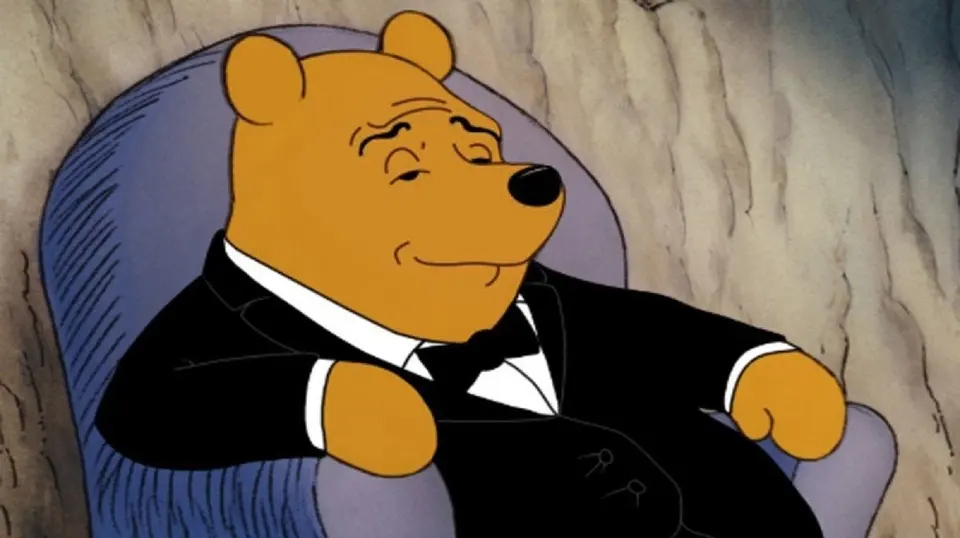Tuxedo Winnie the Pooh meme example