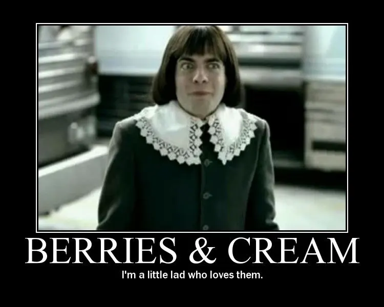 Berries and Cream meme example