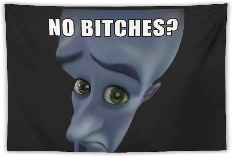 Megamind cropped with a mocking caption