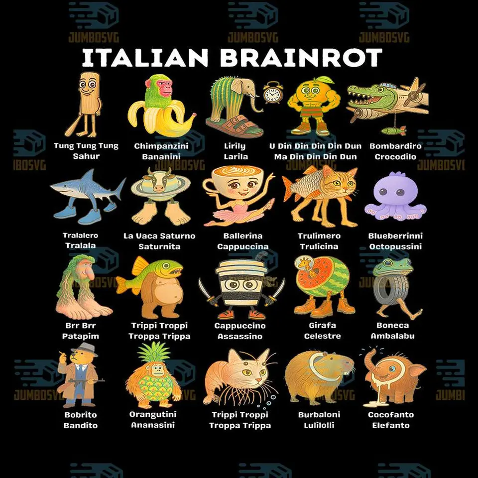Italian Brainrot meme example