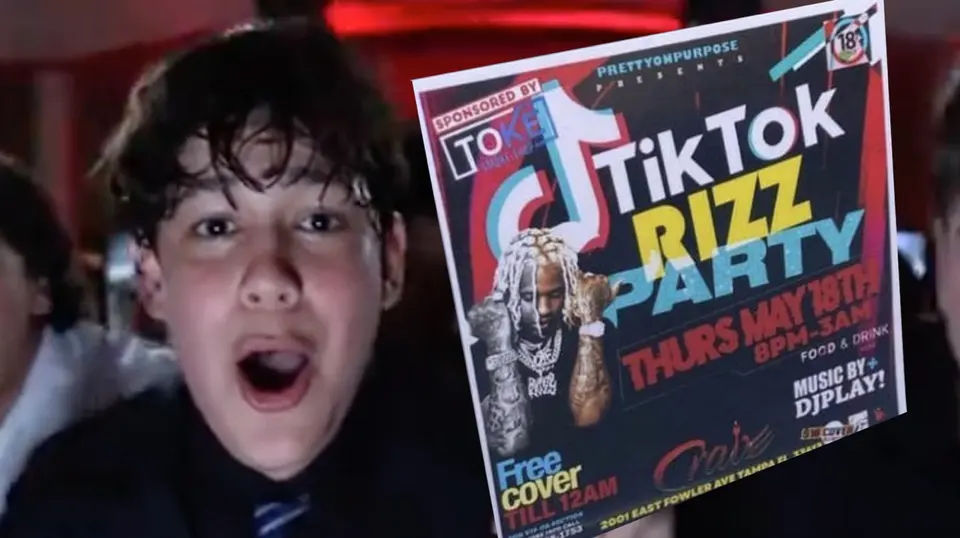 TikTok Rizz Party meme example