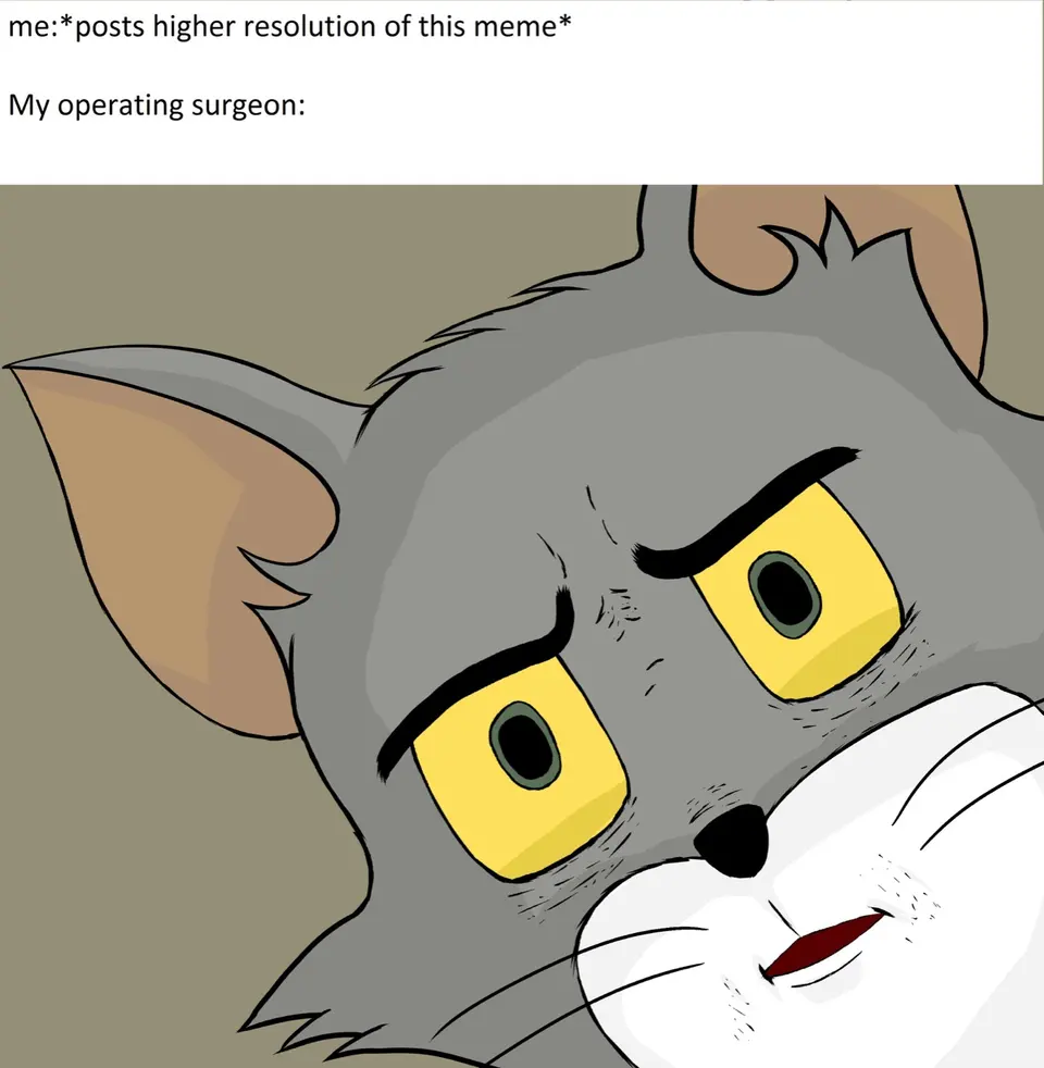Unsettled Tom meme example