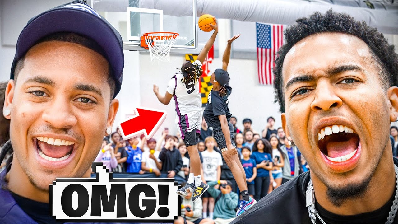Thumbnail of Cam Wilder's AAU basketball video, the source of the viral 6-7 kid clip