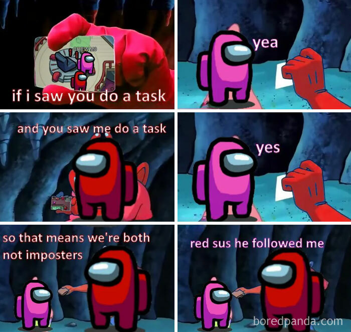 Among Us (Sus) meme example