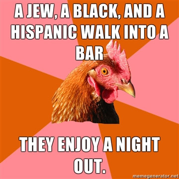 Anti-Joke Chicken meme
