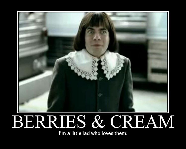 Berries and Cream meme example