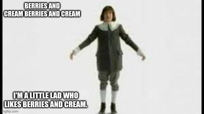 Berries and Cream meme example