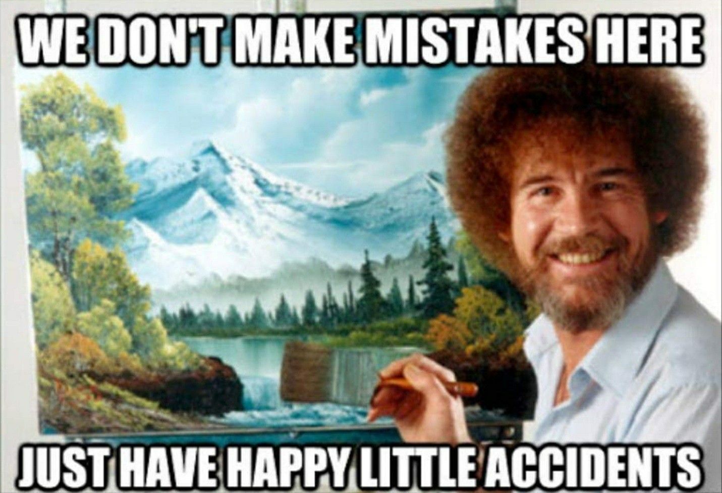 Bob Ross meme example
