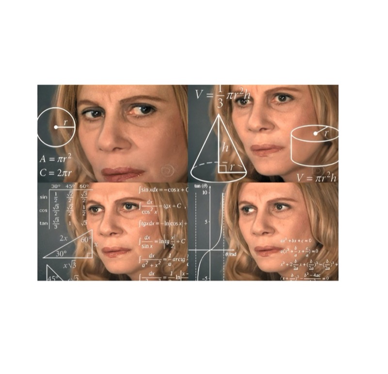 Math Lady (Confused Calculations) meme