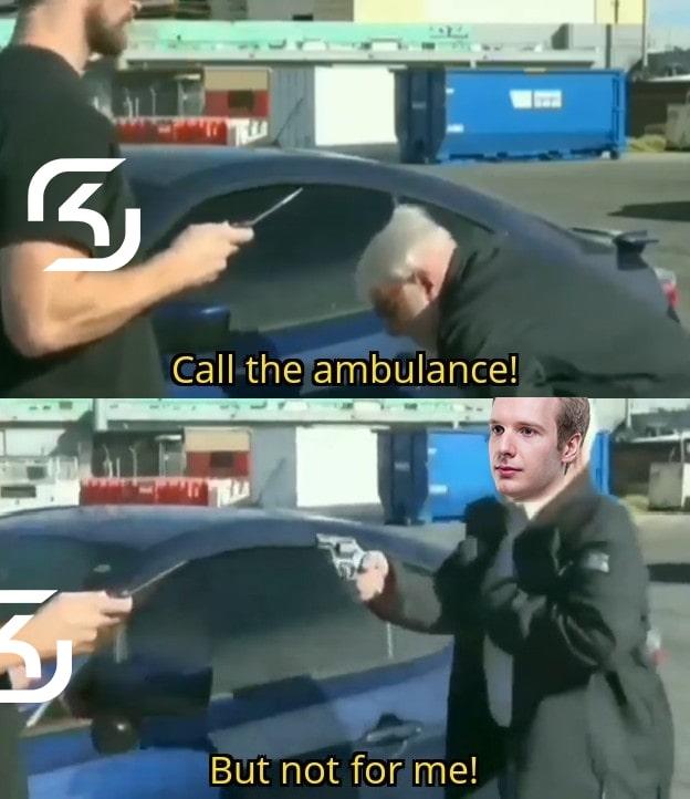 Call An Ambulance But Not For Me meme