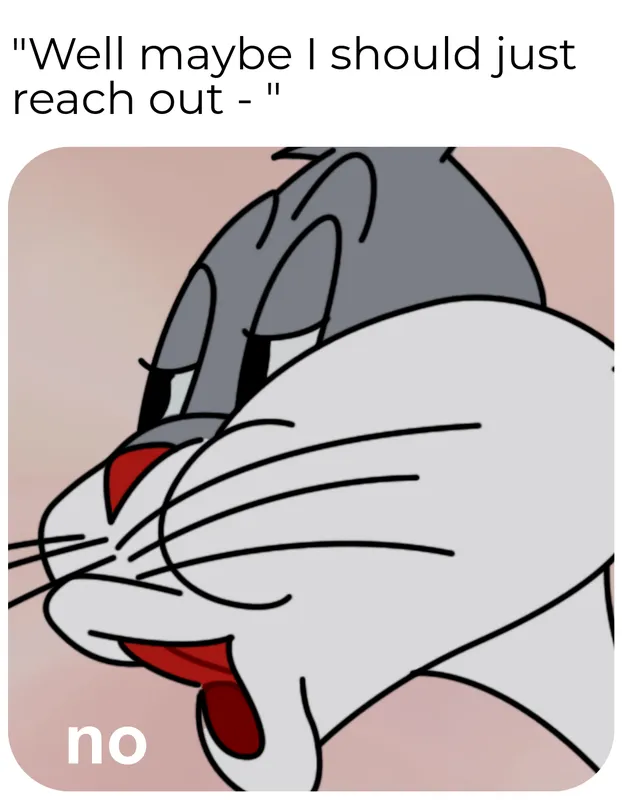 Communist Bugs Bunny meme example