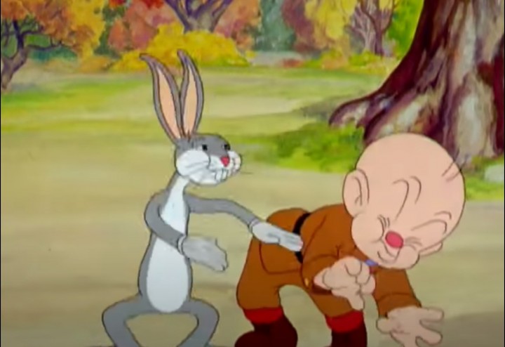 Communist Bugs Bunny meme example