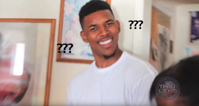 Confused Nick Young meme example