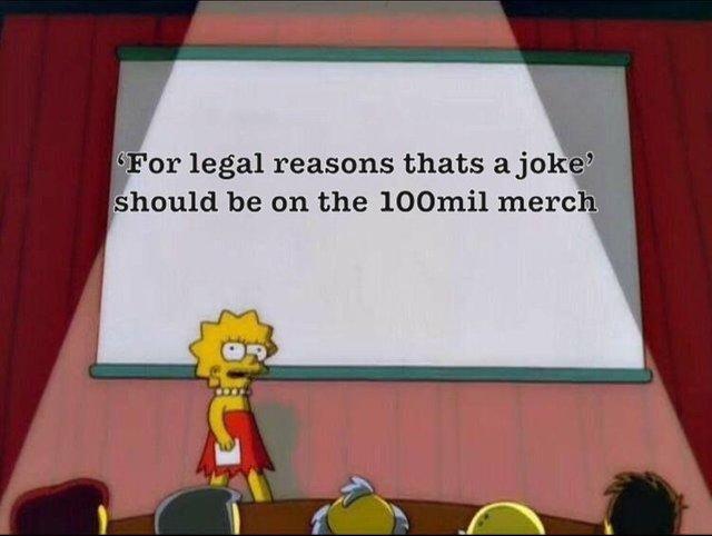 For Legal Reasons, That's a Joke meme