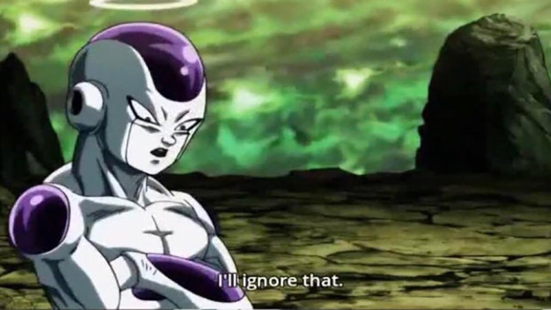 Frieza's «I'll Ignore That» meme