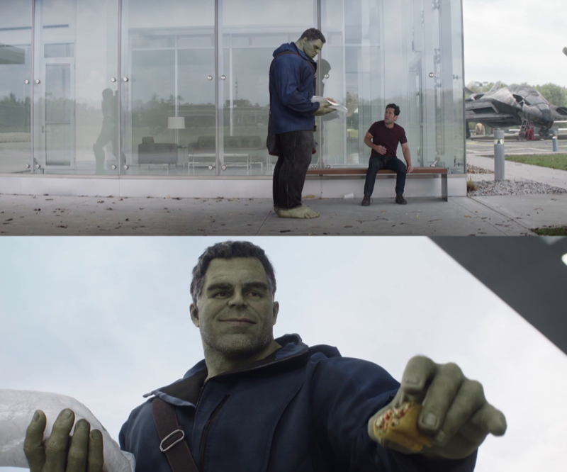 Hulk Gives Ant-Man a Taco meme