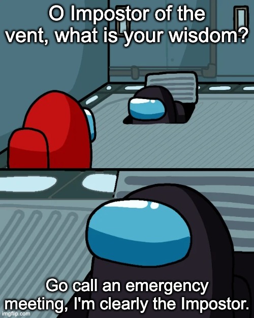 Impostor of the Vent meme