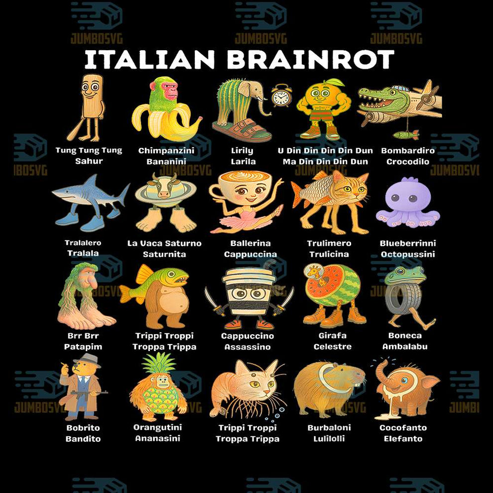 Italian Brainrot meme example