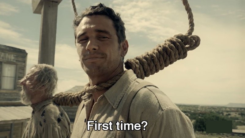James Franco First Time meme