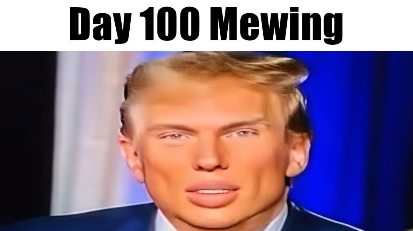 Mewing meme