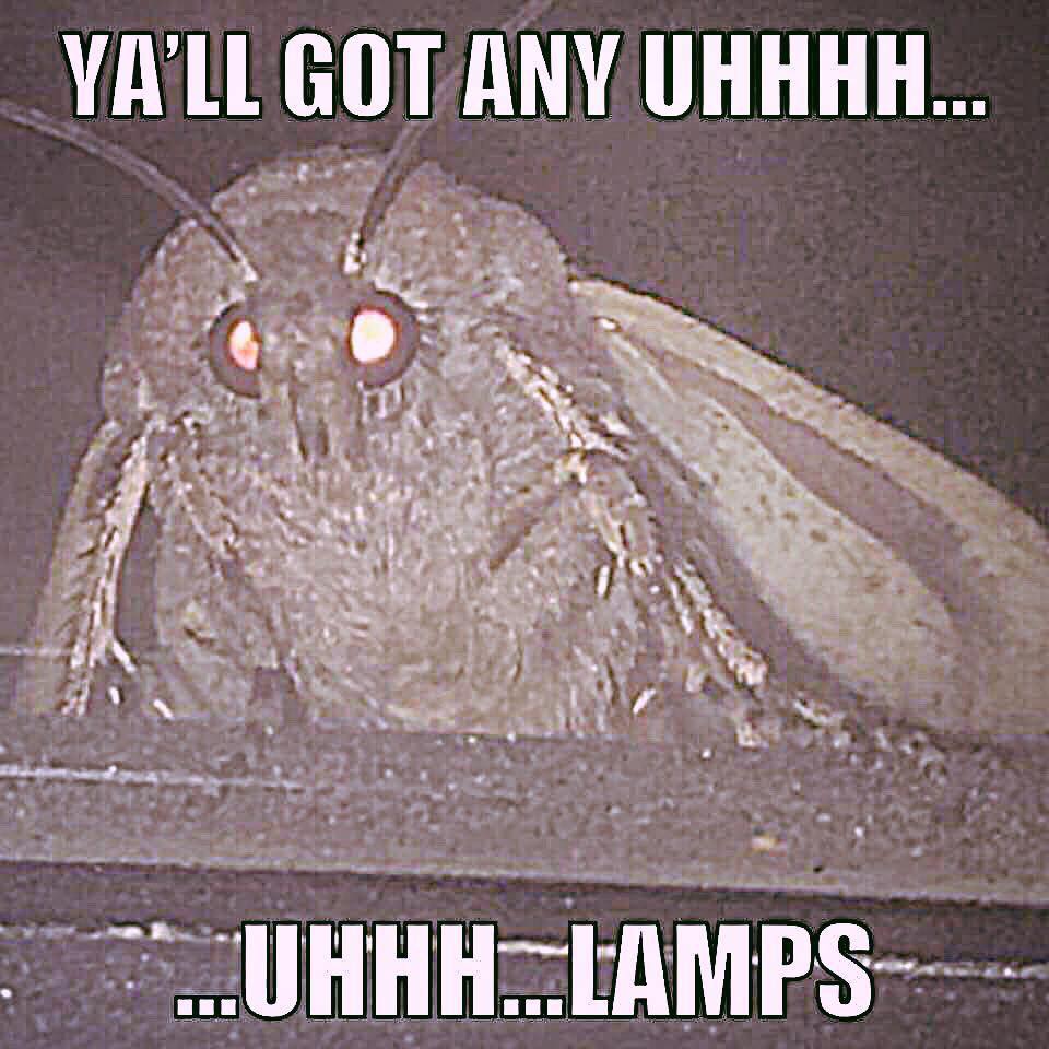 Moth Lamp meme
