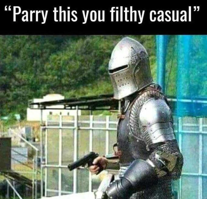Parry This You Filthy Casual meme