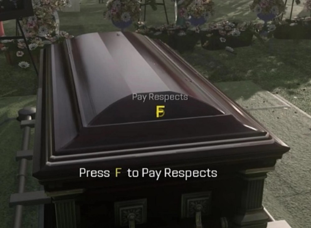 Press F to Pay Respects meme example