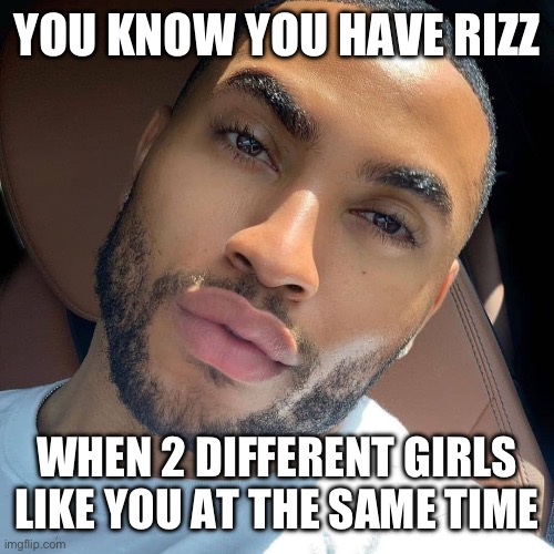 Rizz meme example