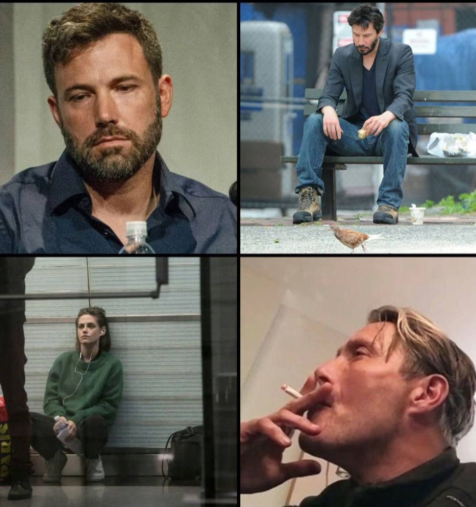 Sad Affleck meme example