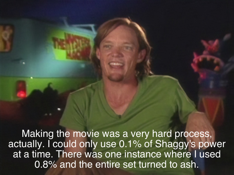 Shaggy's Power meme example