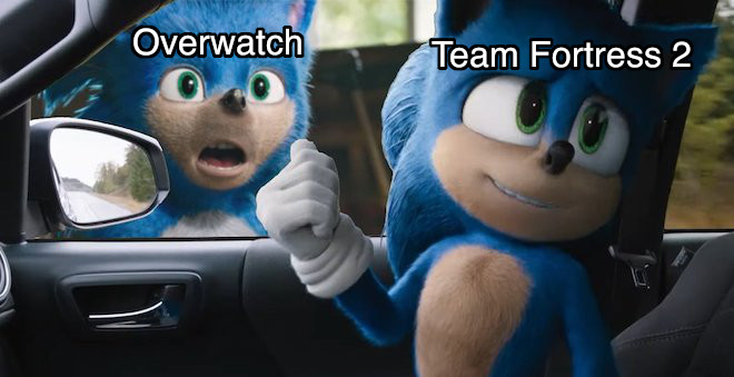 Sonic Pointing at Window meme