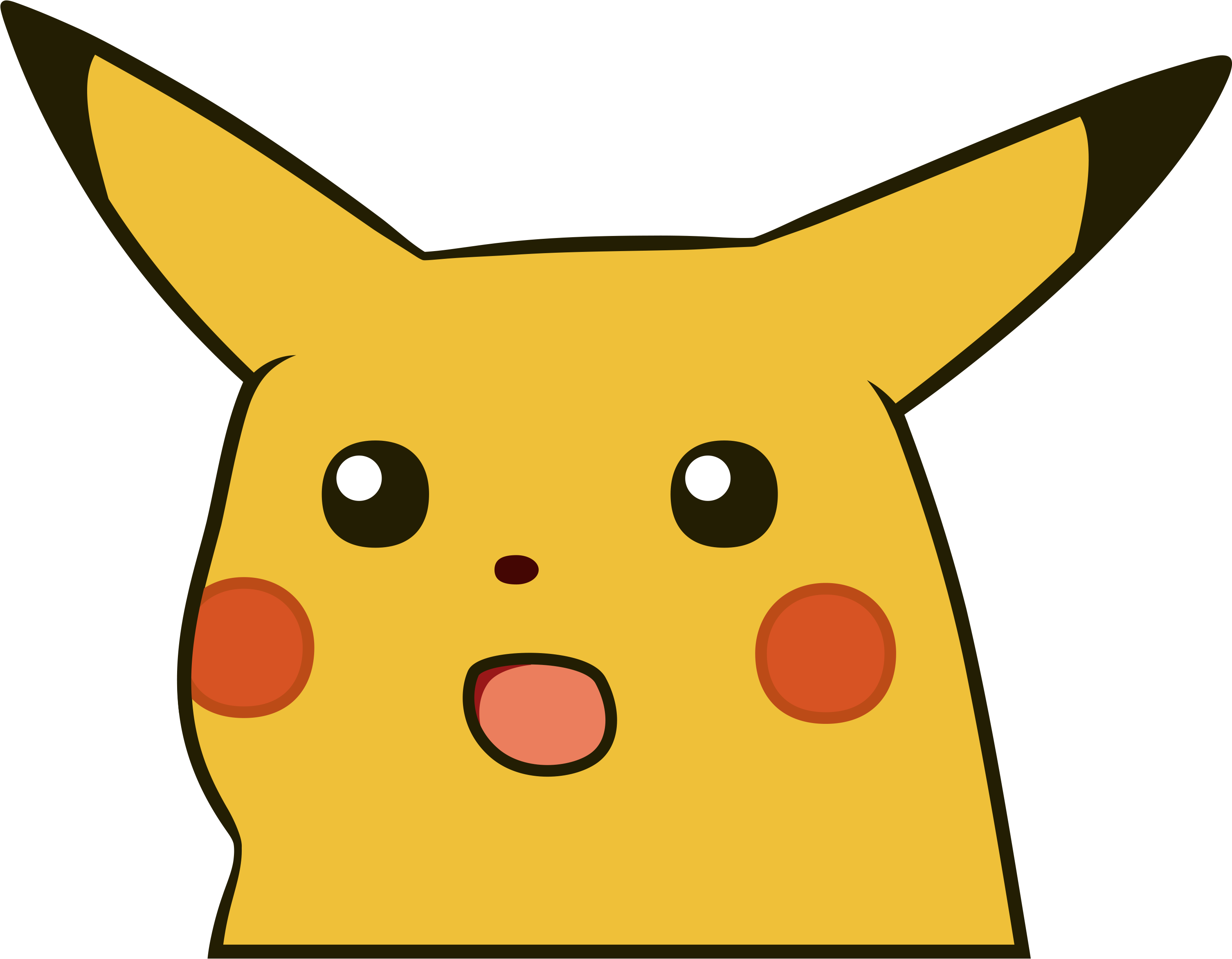 Surprised Pikachu meme example