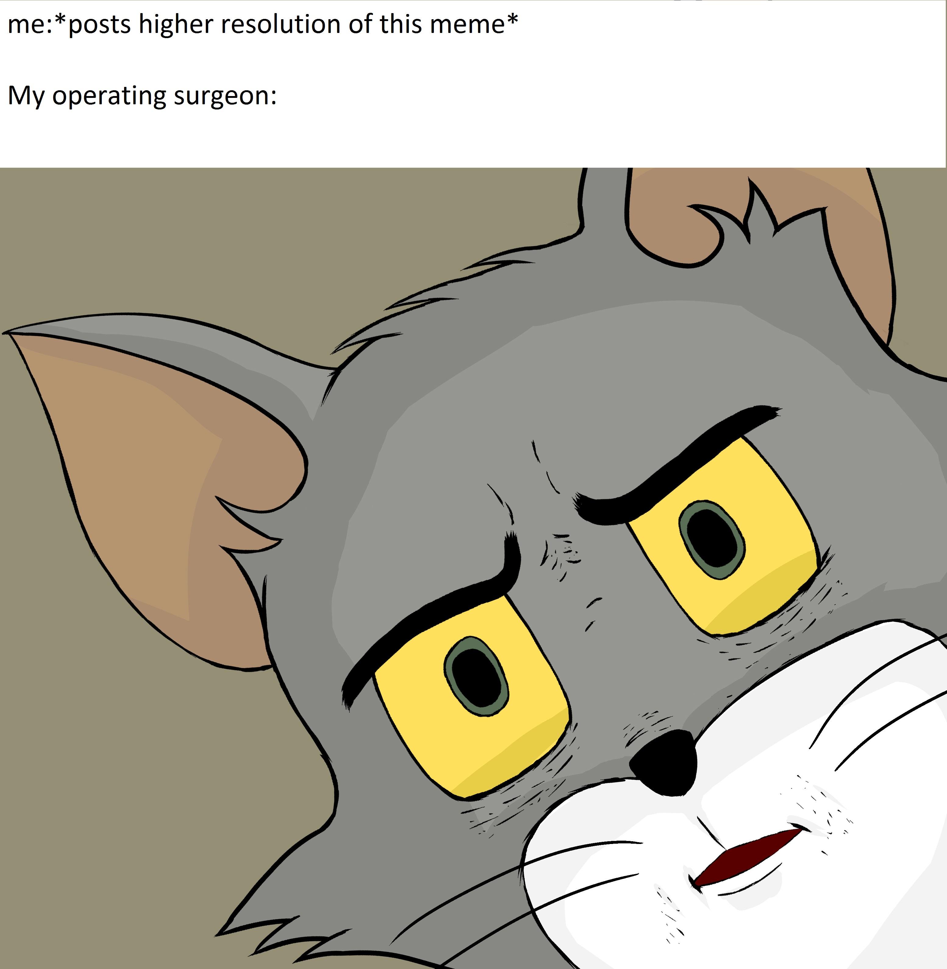 Unsettled Tom meme example