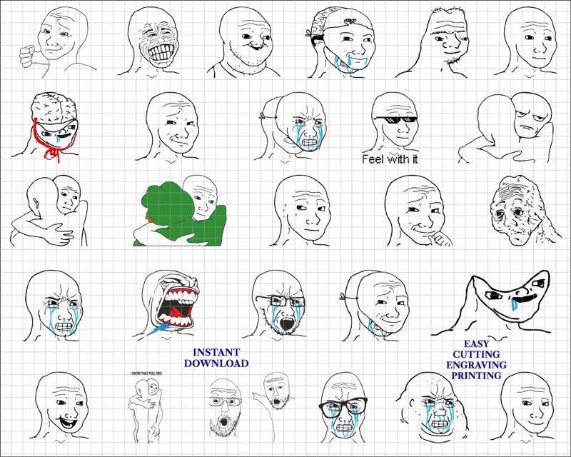 Wojak (Feels Guy) meme