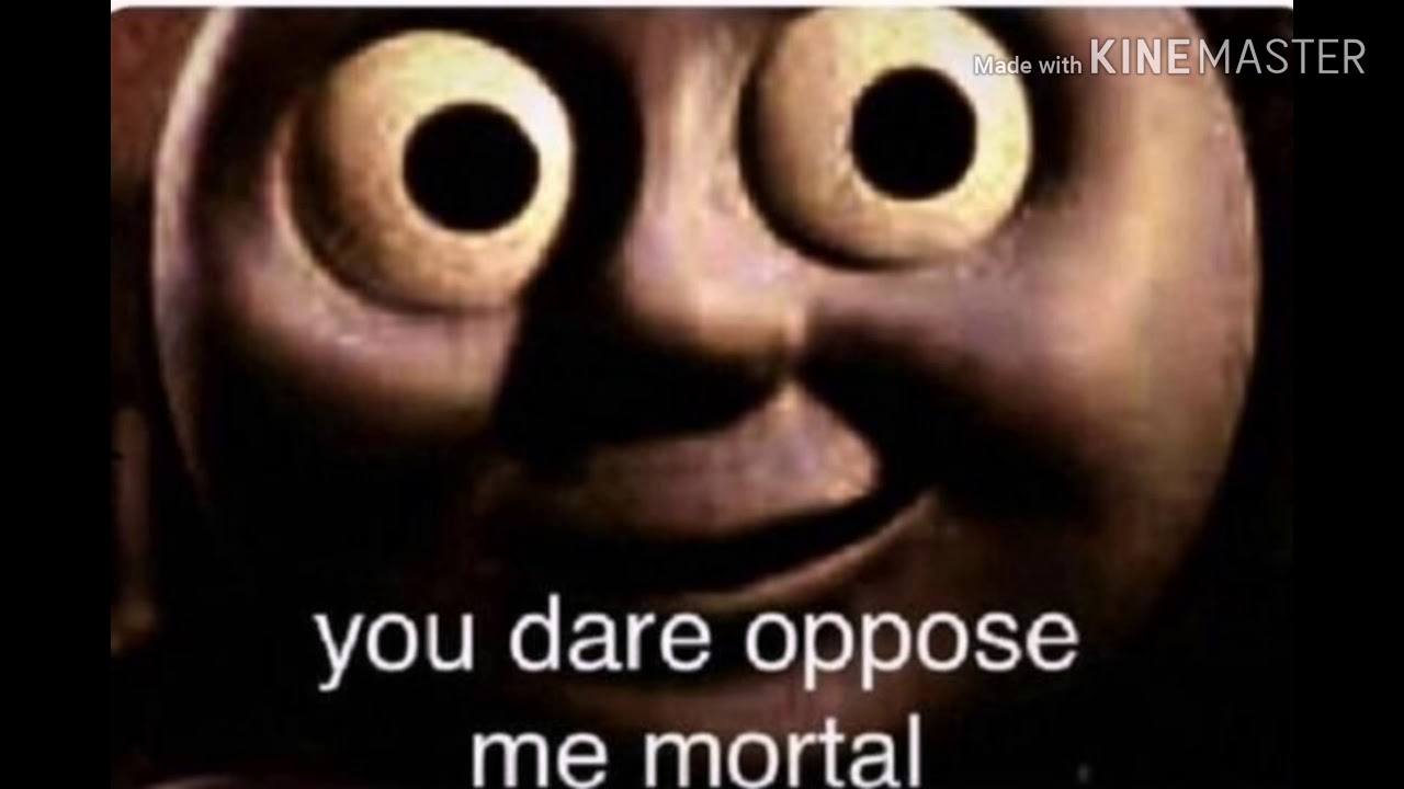 You Dare Oppose Me Mortal meme