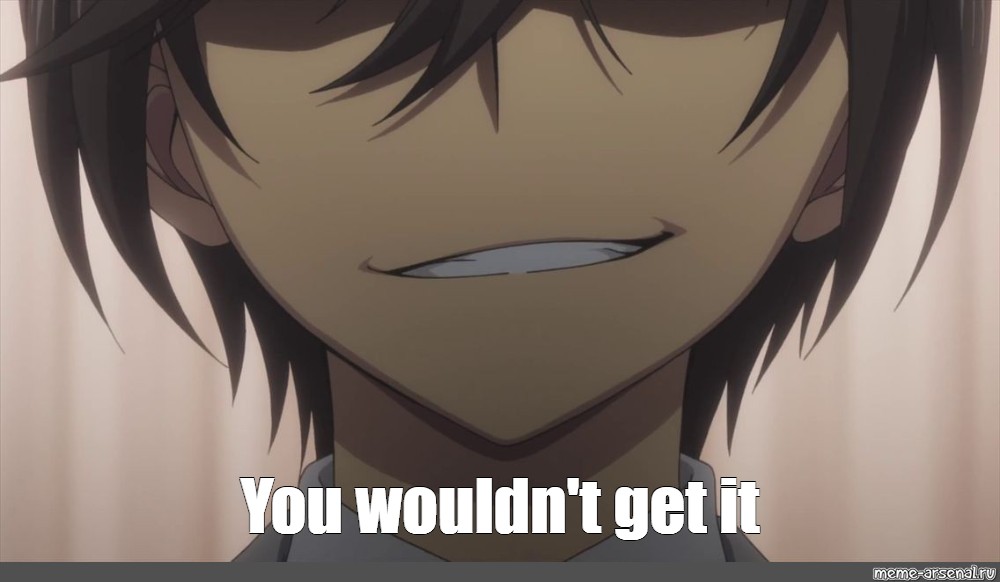You Wouldn't Get It meme example