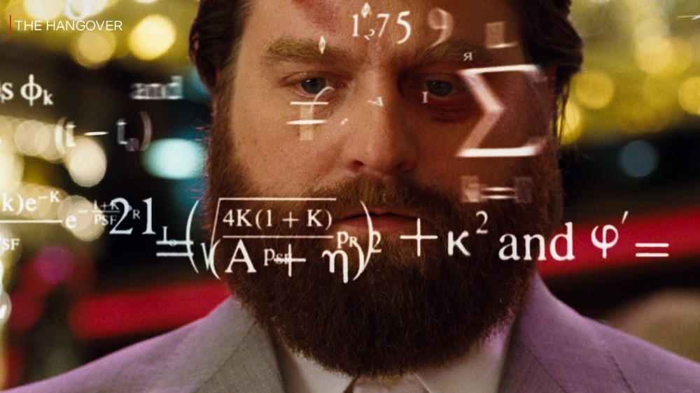 Zach Galifianakis Math meme example